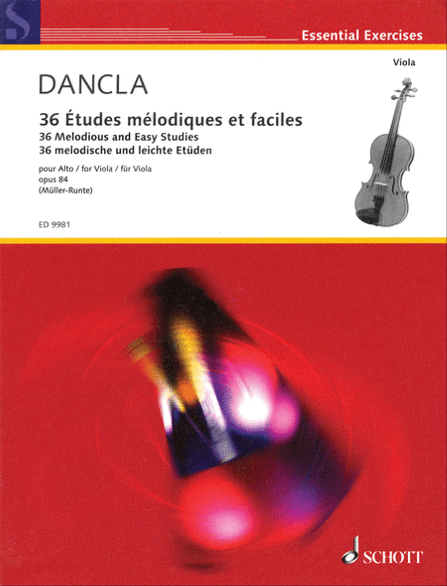 36 Melodious and Easy Studies Op. 84 Viola Solo scores gallery preview page 1