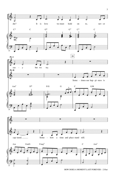 How Does A Moment Last Forever (from Beauty And The Beast) (arr. Mac Huff)