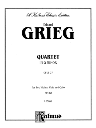 Grieg: String Quartet, Op. 27