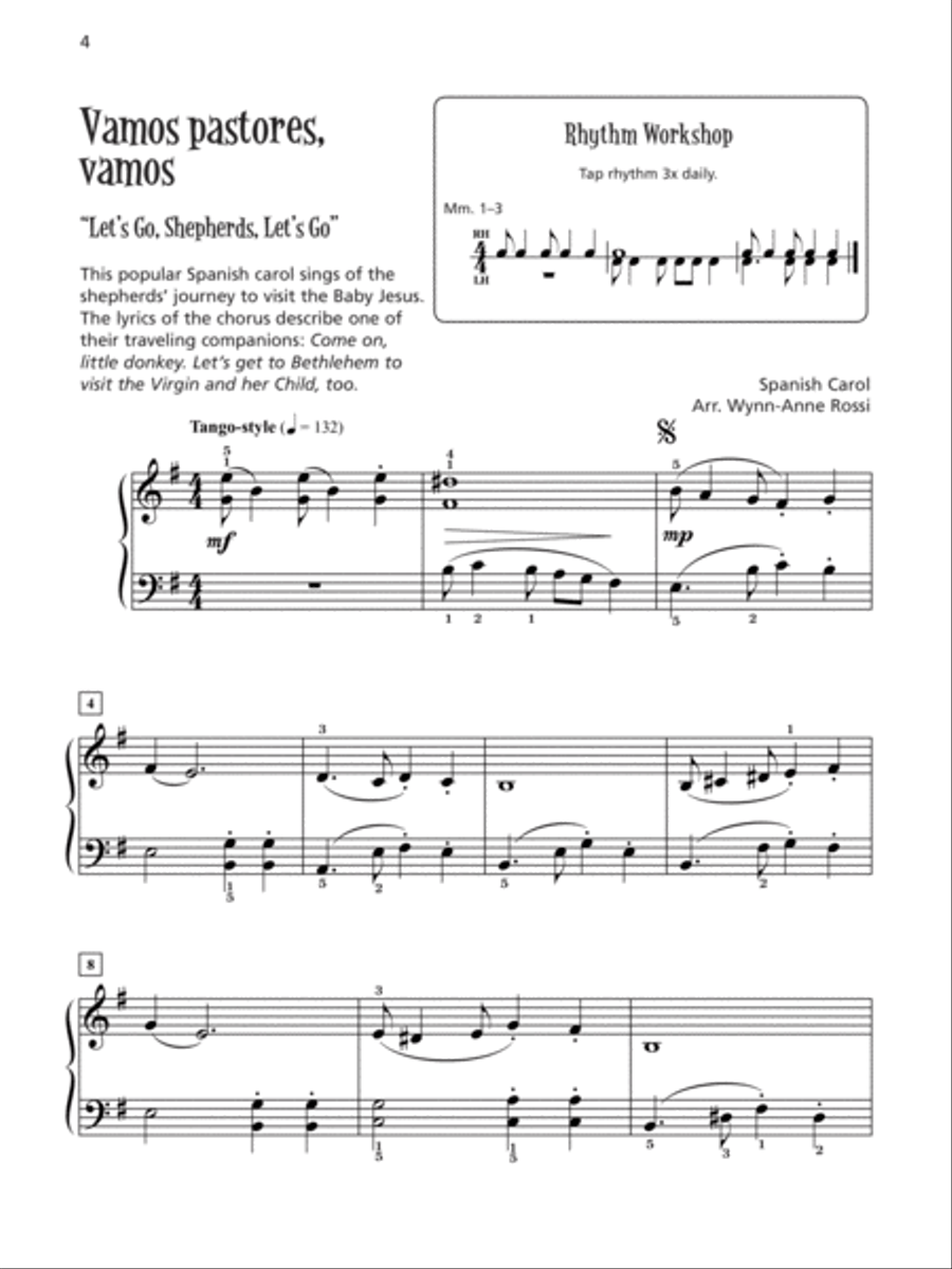 Música de Navidad, Books 3 & 4 (Value Pack) Piano Solo scores gallery preview page 4