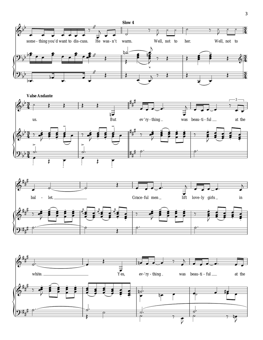 At The Ballet Voice Solo scores gallery preview page 3