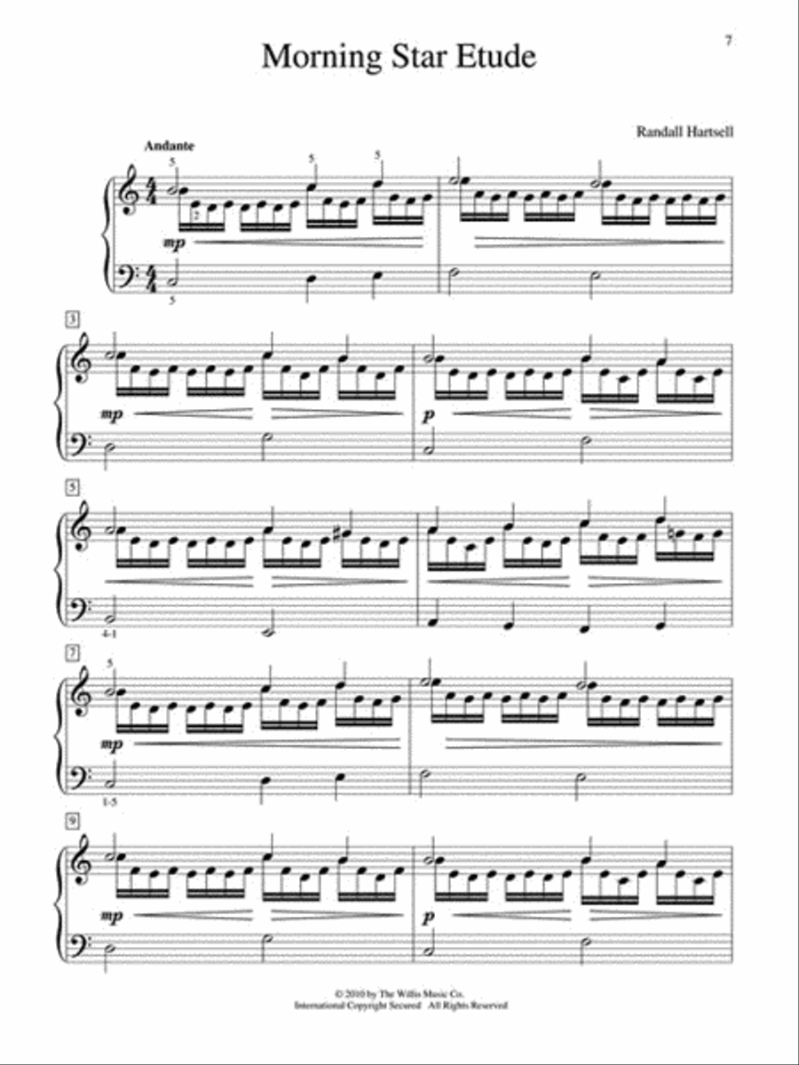 Romantic Etudes Piano Method scores gallery preview page 4