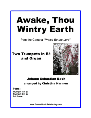 Book cover for Awake, Thou Wintry Earth - Two Trumpets and Organ