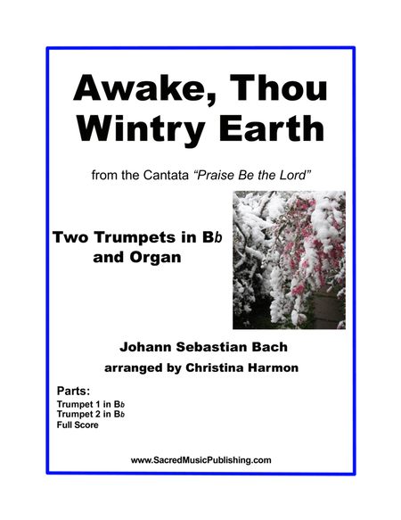 Awake, Thou Wintry Earth - Two Trumpets and Organ image number null