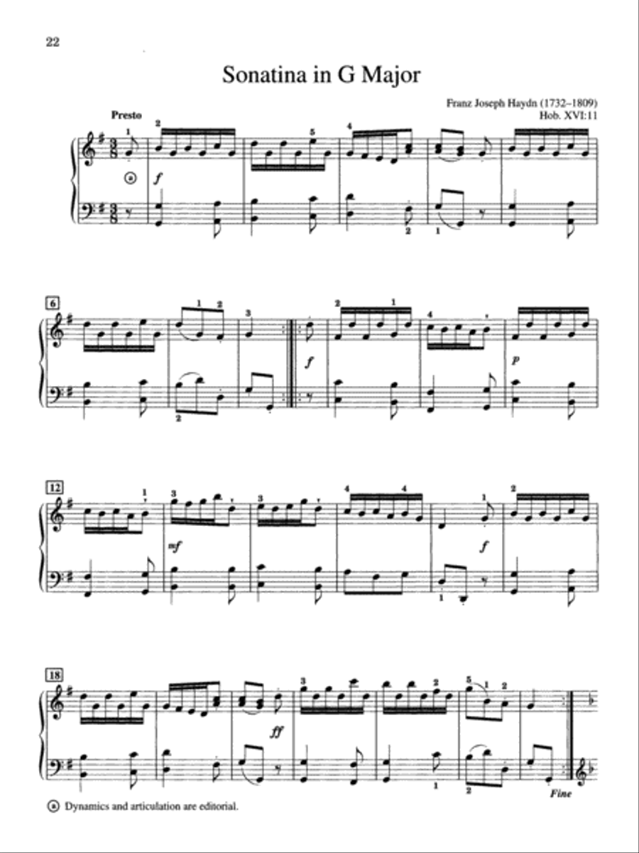 World's Greatest Piano Sonatinas Piano Solo scores gallery preview page 3