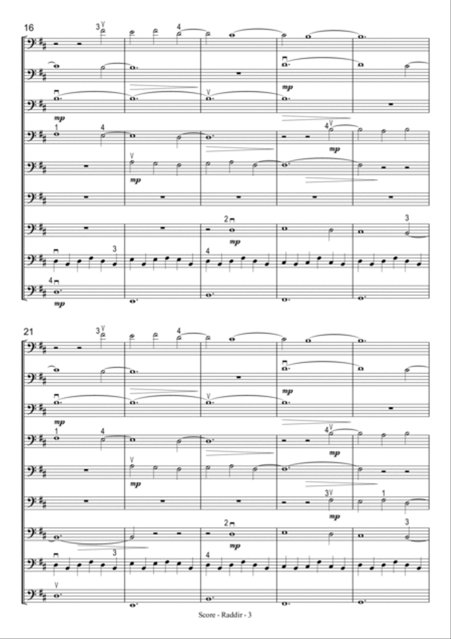 Raddir Large Ensemble scores gallery preview page 3