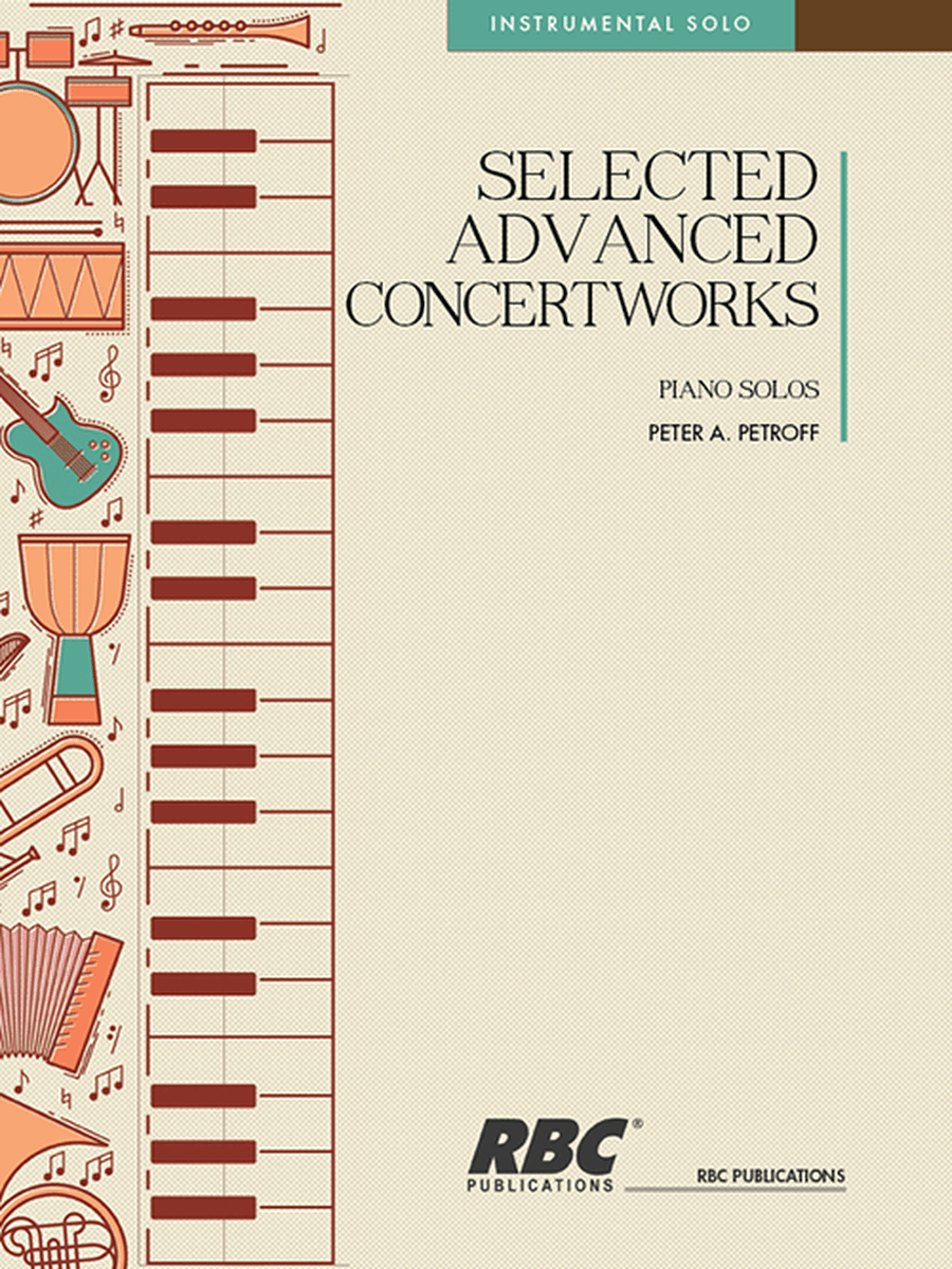 Selected Advanced Concertworks Piano Solo Collection Piano Solo scores gallery preview page 1