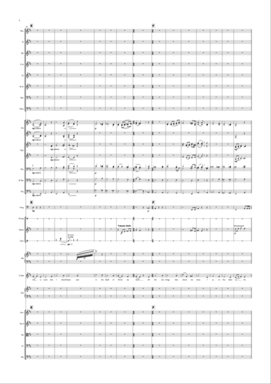 Crown of Thorns, Crowns of Glory (When I Survey the Wondrous Cross) for Soprano Solo and Orchestra Full Orchestra scores gallery preview page 6