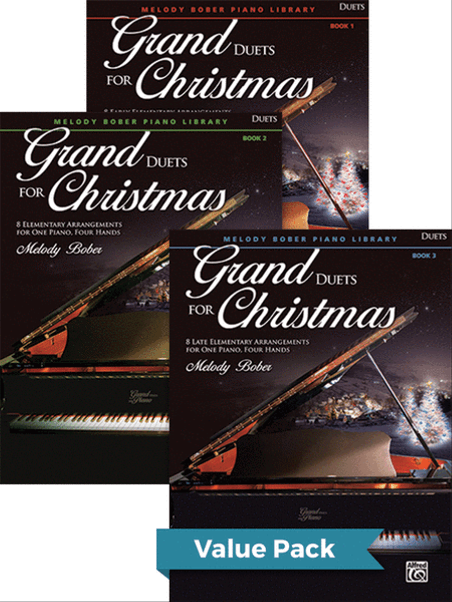 Grand Duets for Christmas 1-3 (Value Pack) Easy Piano scores gallery preview page 1