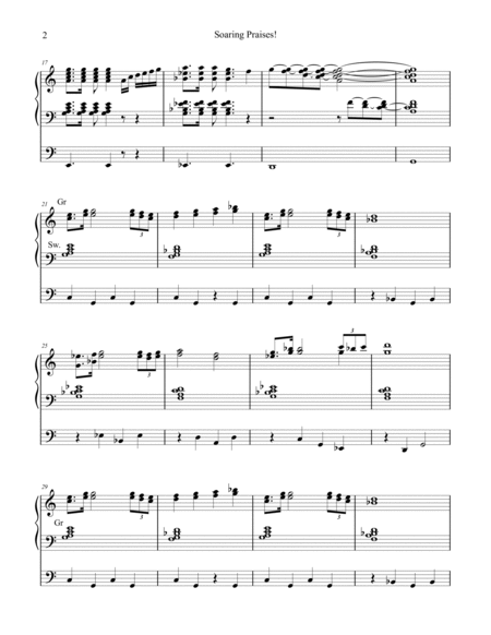Soaring Praises! (homage to U.S. Air Force) organ work, by Phil Lehenbauer Organ Solo - Digital Sheet Music
