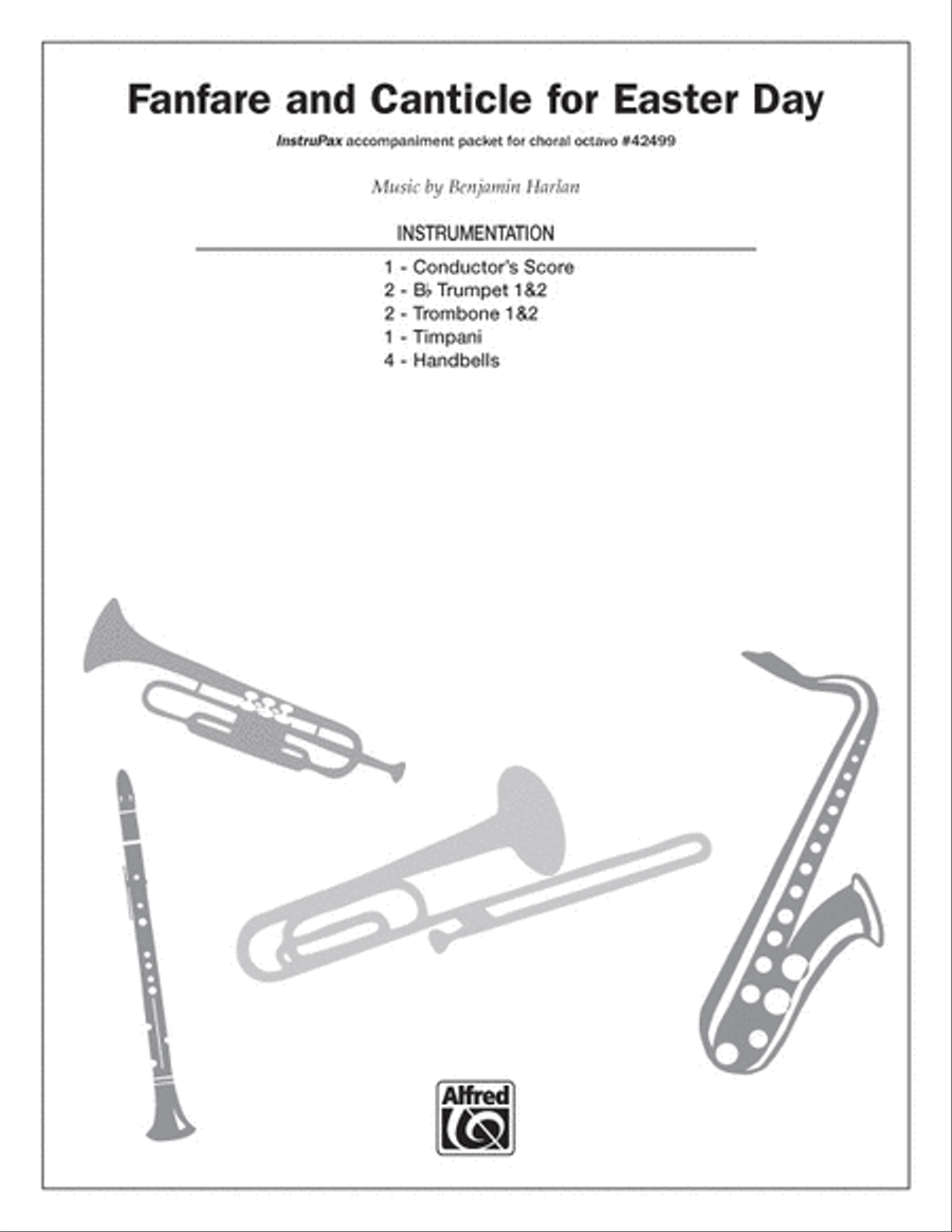 Fanfare and Canticle for Easter Day Choir scores gallery preview page 1