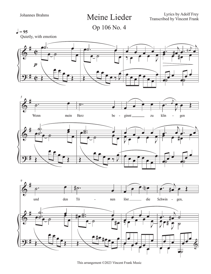Meine Lieder Medium Voice scores gallery preview page 2