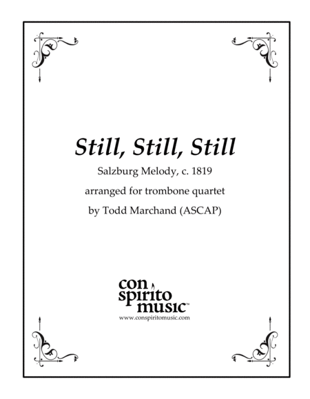 Still, Still, Still - trombone quartet image number null