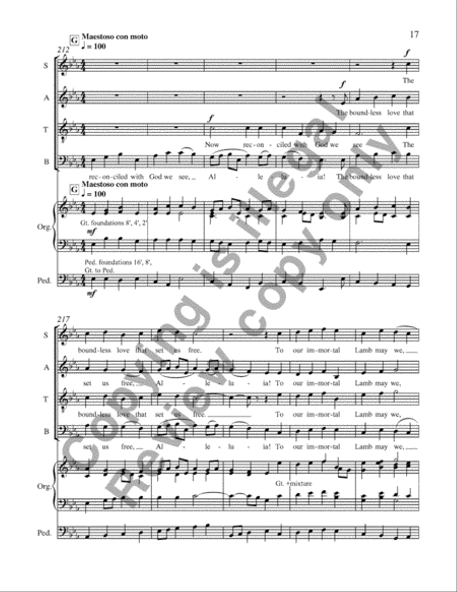 This Peerless Dawn 4-Part scores gallery preview page 36