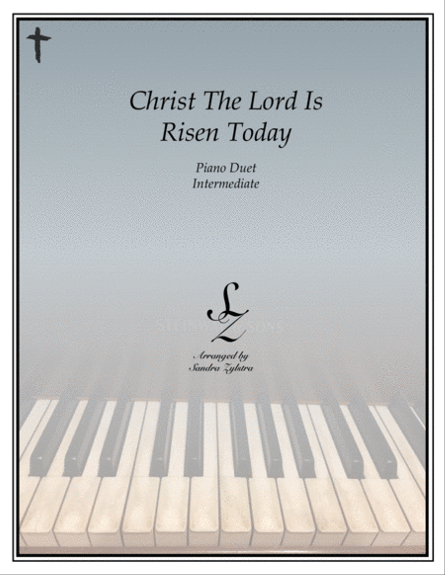 Christ The Lord Is Risen Today (1 piano, 4 hand duet) 1 Piano, 4-Hands scores gallery preview page 1
