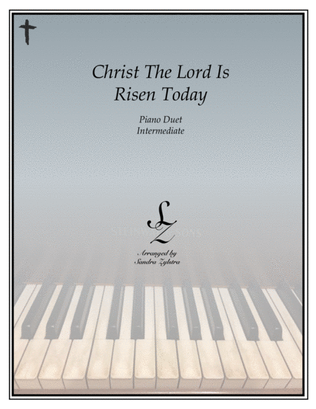 Book cover for Christ The Lord Is Risen Today (1 piano, 4 hand duet)