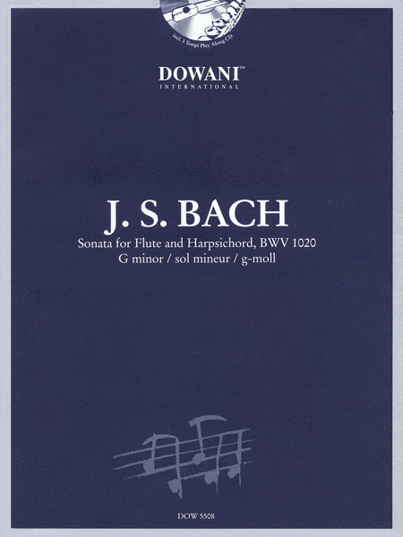 Sonata for Flute and Harpsichord BWV 1020 in G-minor