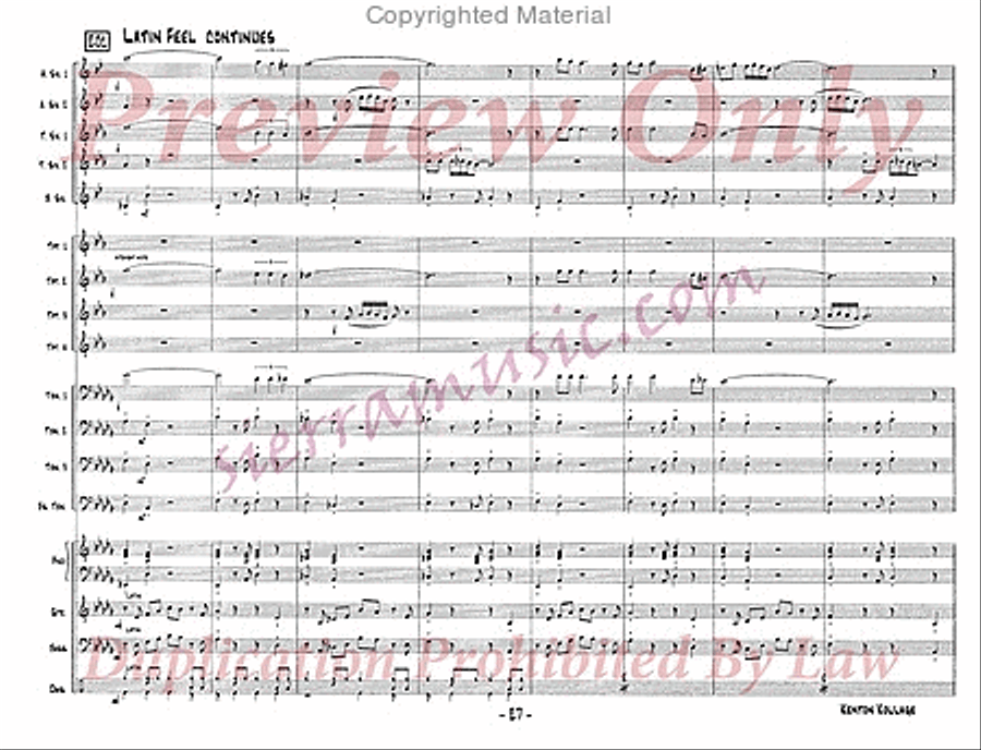 Kenton Kollage Kenton Kollage Big Band scores gallery preview page 28