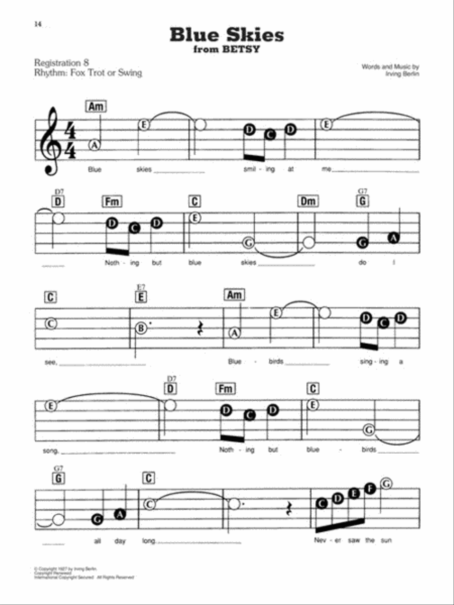 Simple Songs Simple Songs Electronic Keyboard scores gallery preview page 3