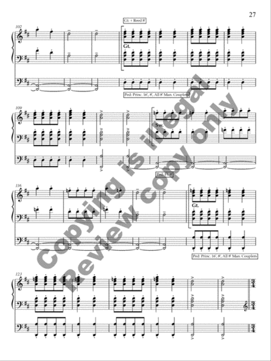 Ancient Airs and Dances, Suite No. 1 Organ Solo scores gallery preview page 48