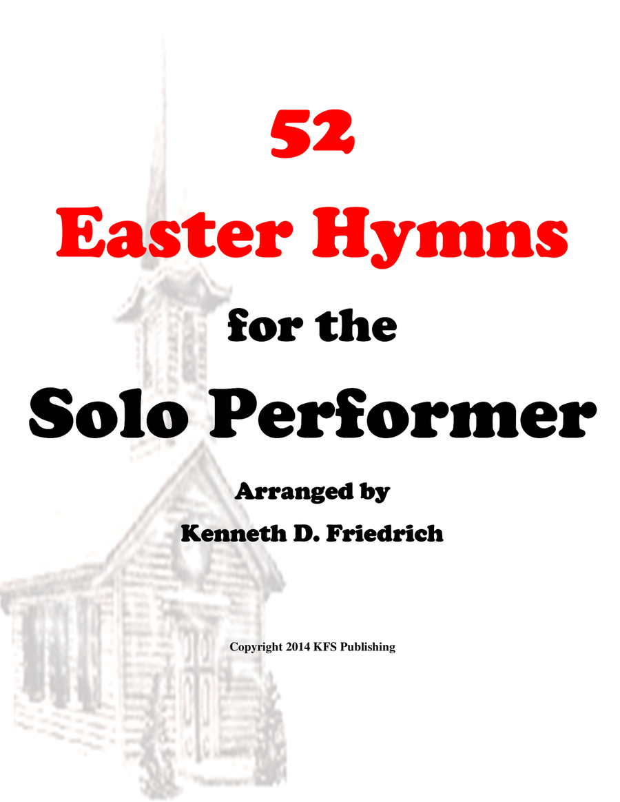 52 Easter Hymns for the Solo Performer - viola Viola Solo scores gallery preview page 1