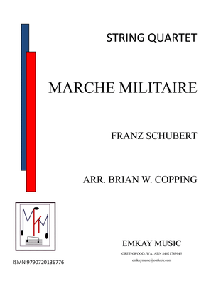 Book cover for MARCHE MILITAIRE - STRING QUARTET