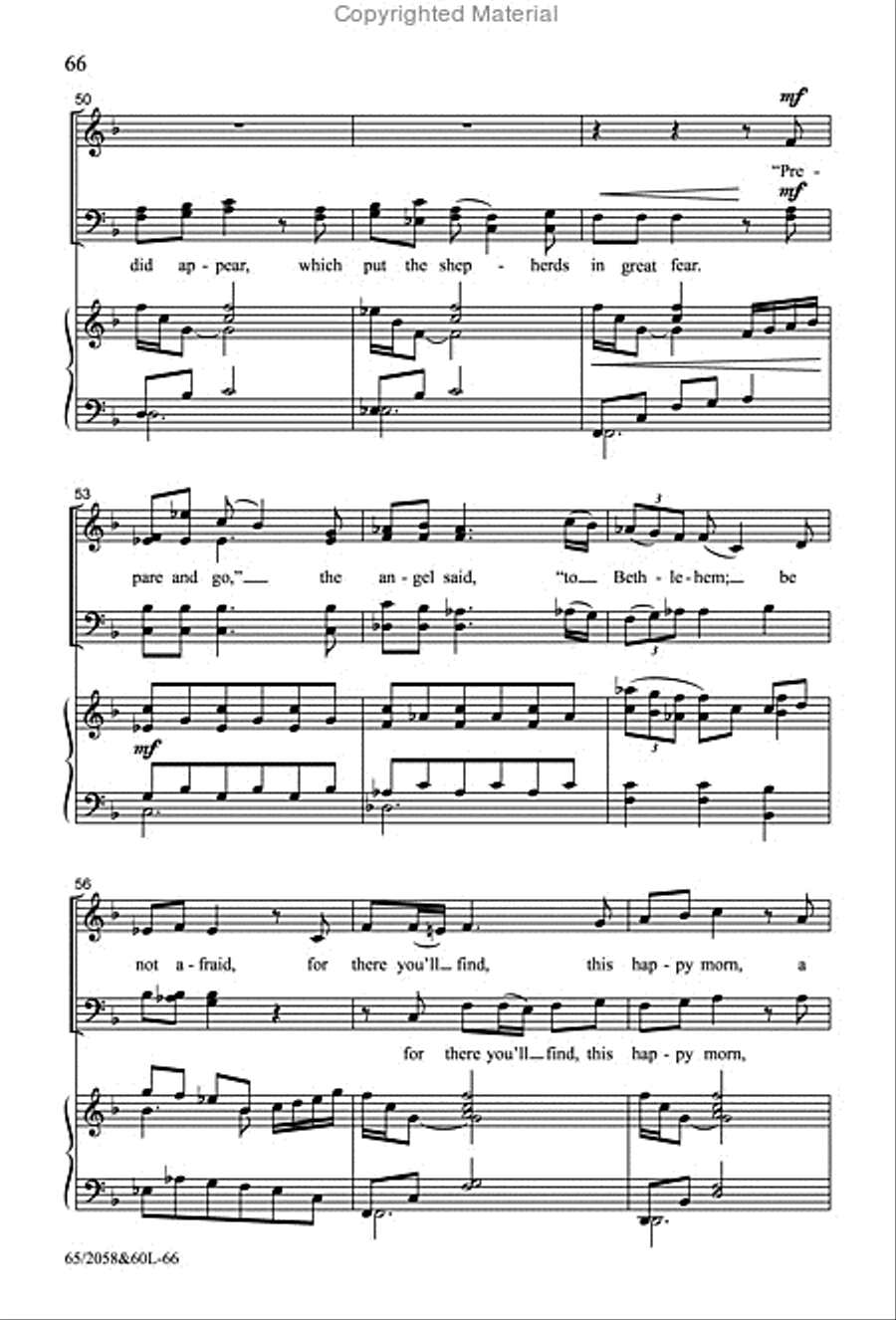 The Christmas Story - SATB Score with Performance CD 4-Part scores gallery preview page 37