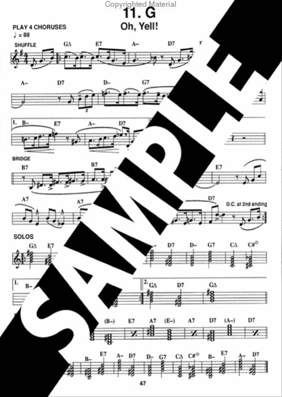 Volume 47 - I Got Rhythm Voice scores gallery preview page 5