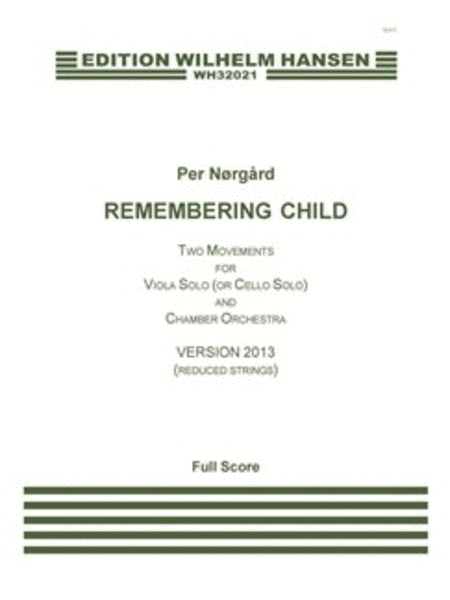 Remembering Child - Version 2013