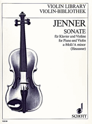 Book cover for Sonata In A Minor Violin And Piano