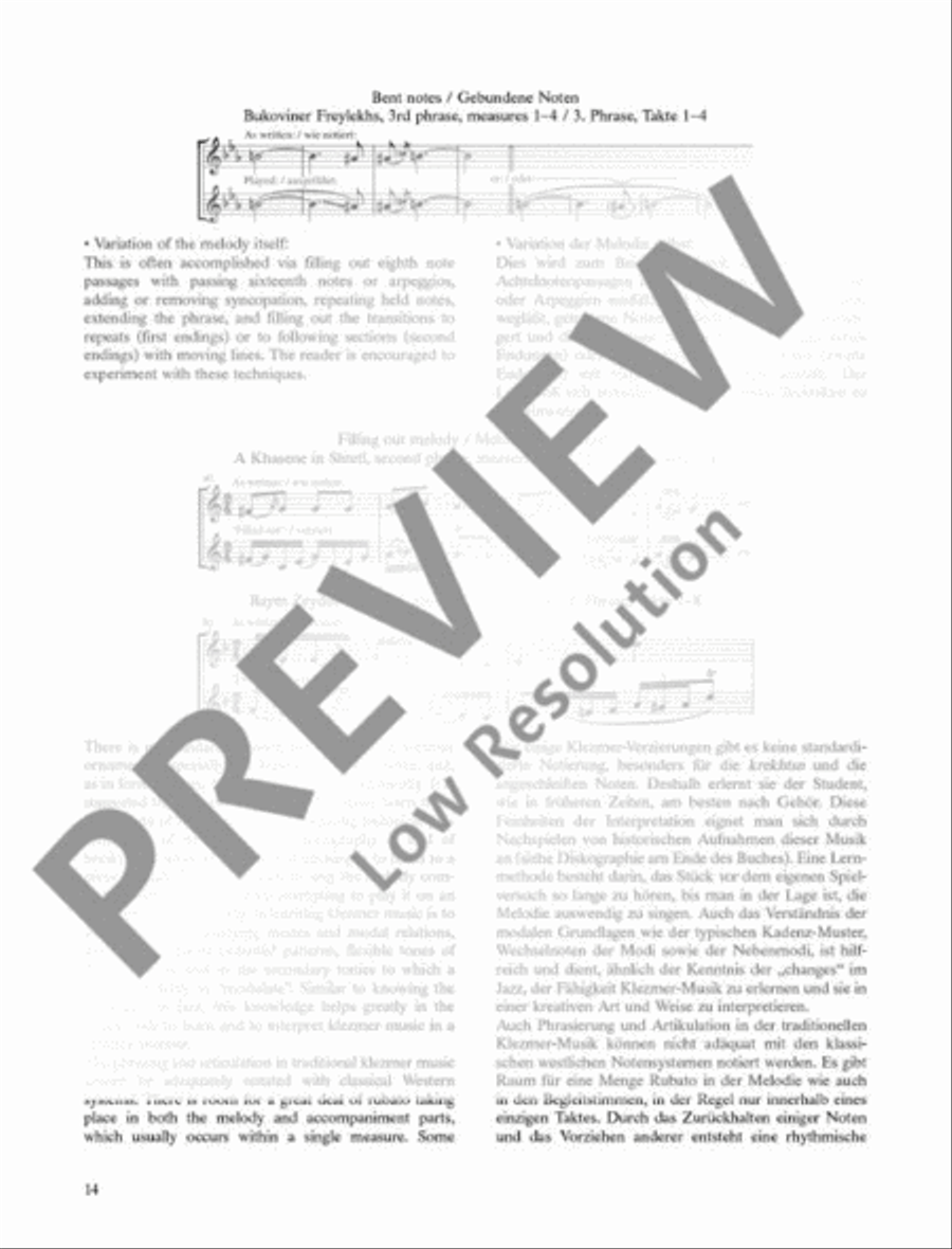 Mazltov! Clarinet scores gallery preview page 15