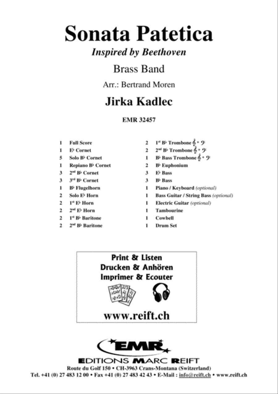 Sonata Patetica Brass Band scores gallery preview page 2