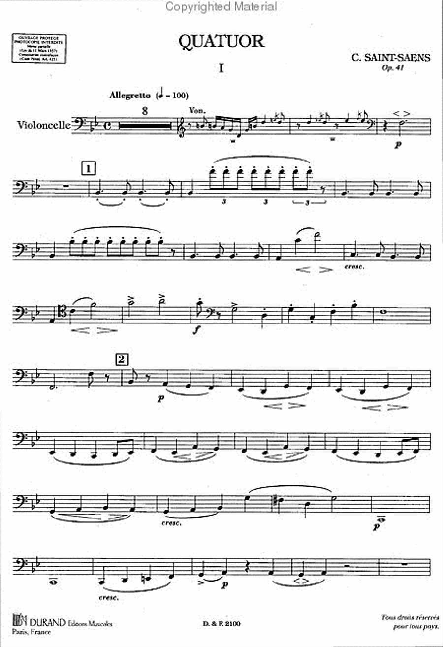 Piano Quartet, Op. 41 Piano Quartet scores gallery preview page 4