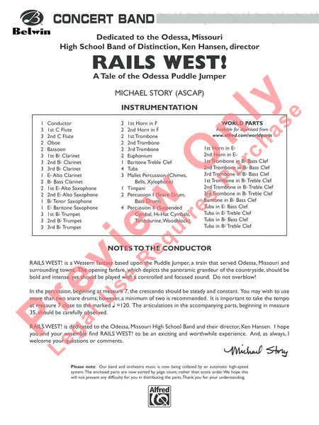 Rails West! (A Tale of the Odessa Puddle Jumper) image number null