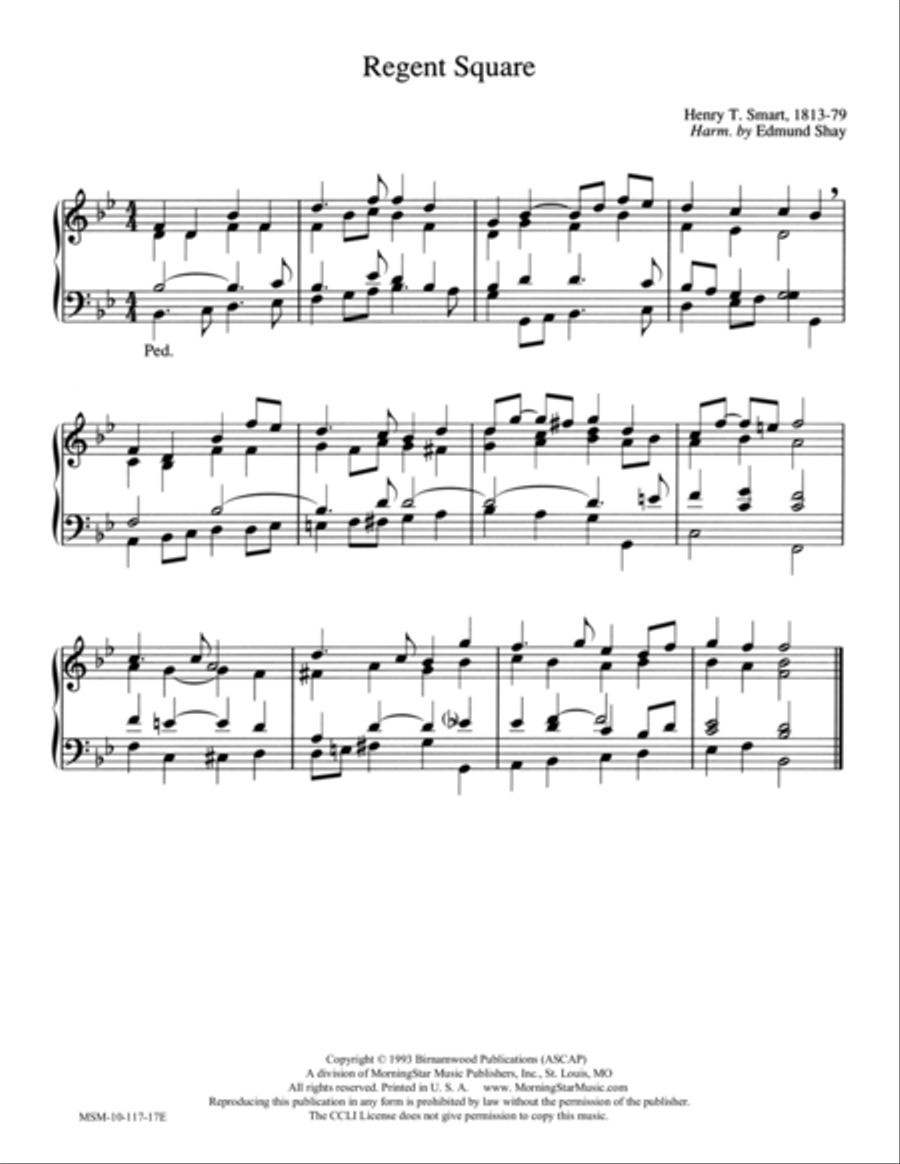 Regent Square (Hymn Harmonization)