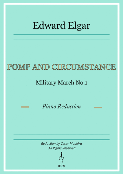 Pomp and Circumstance No.1 - Piano Reduction (Full Score W/Choral) image number null