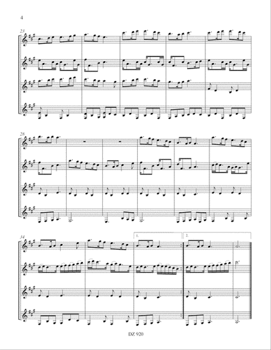 El Noy de la Mare Guitar Ensemble scores gallery preview page 4