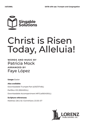 Book cover for Christ is Risen Today, Alleluia!