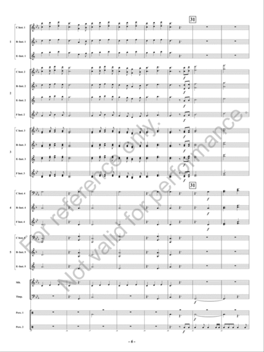 Ghillie Dhu Ghillie Dhu Concert Band scores gallery preview page 7