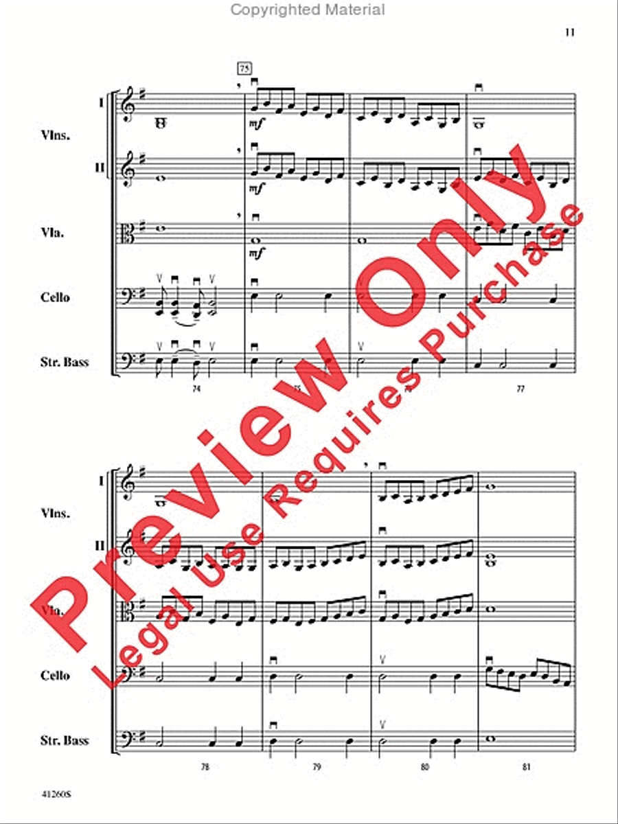 Flight Flight String Orchestra scores gallery preview page 11