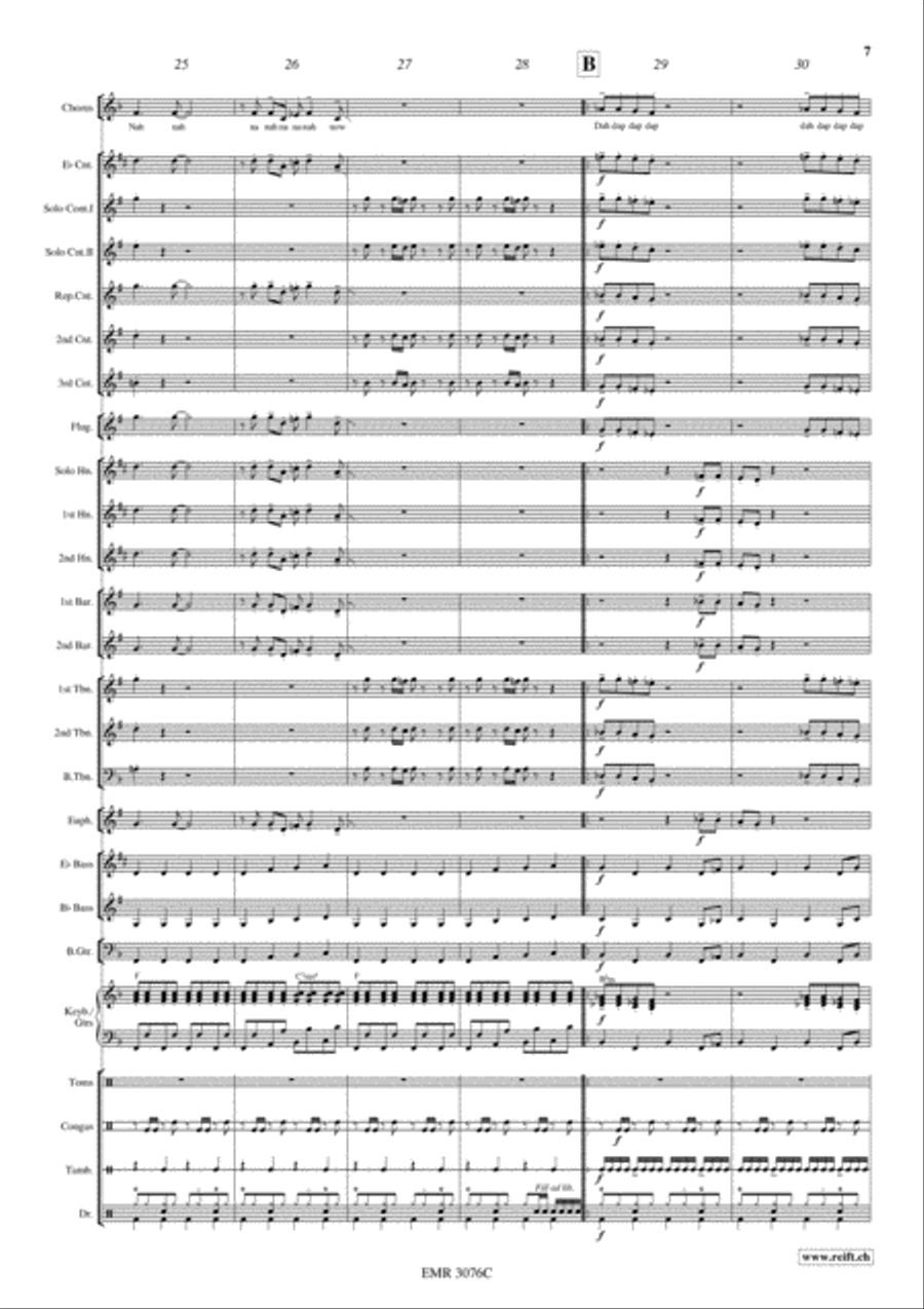Disco Lady 4-Part scores gallery preview page 8
