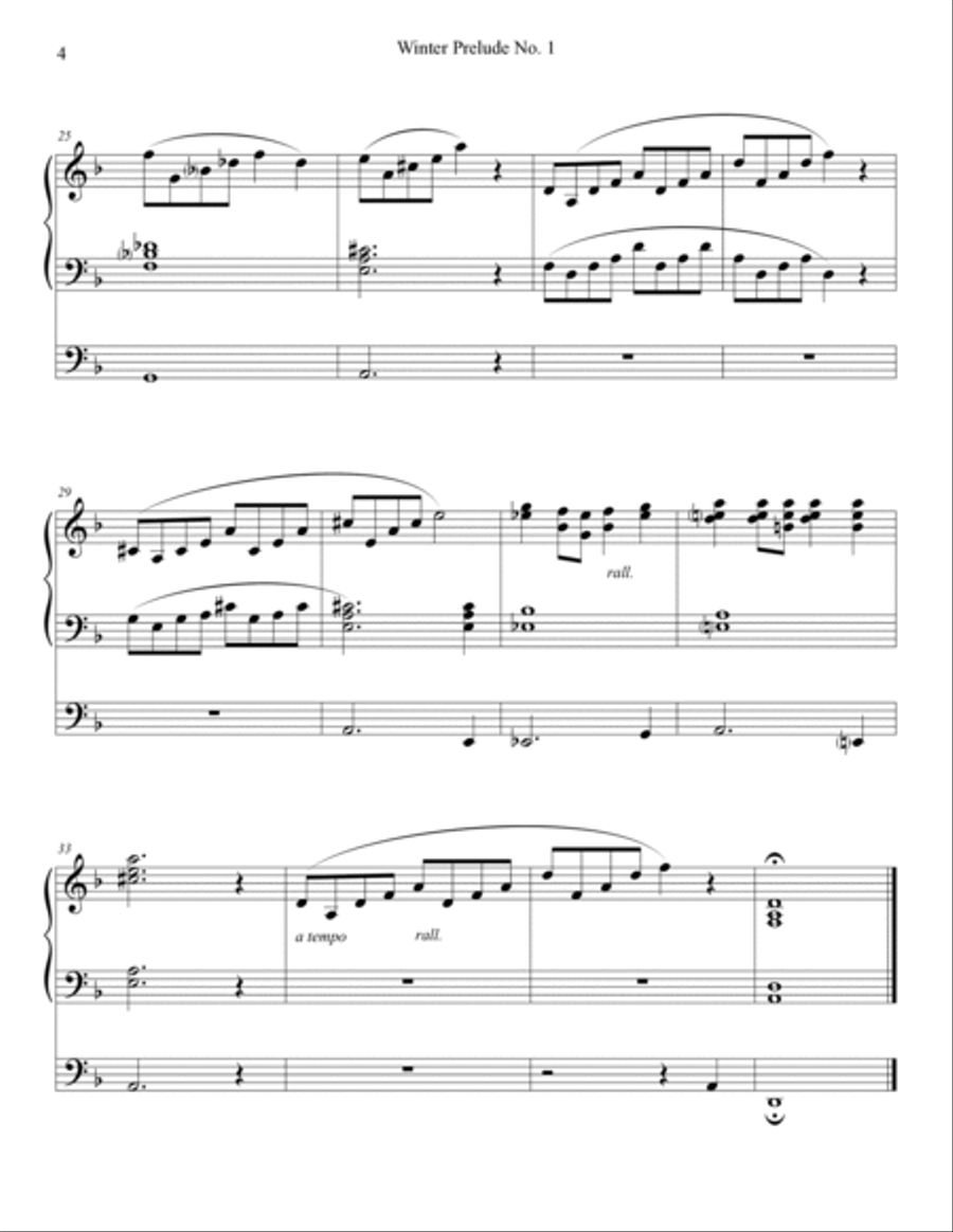 Winter Preludes for Organ, Nos. 1-5 Organ Solo scores gallery preview page 4