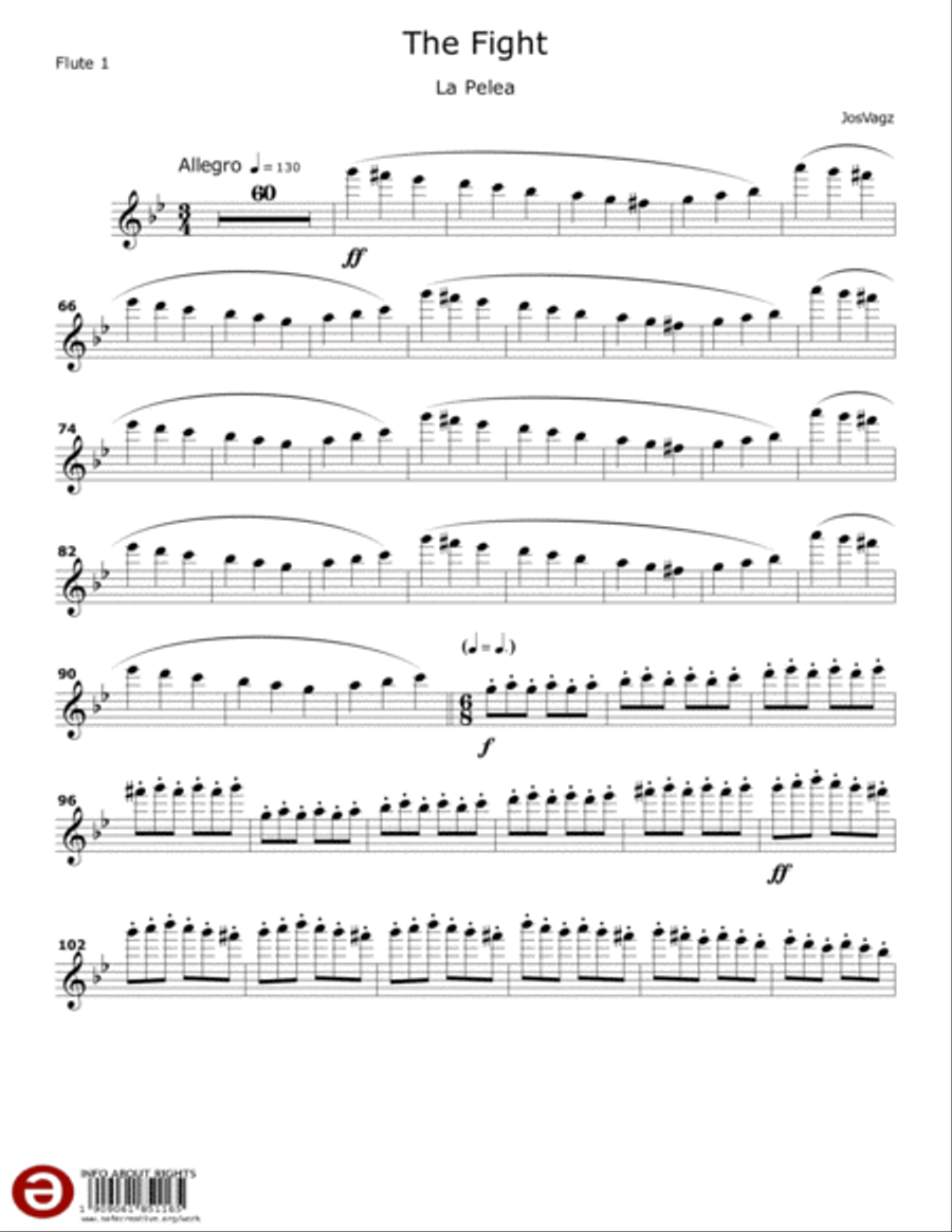 The Fight Chamber Orchestra scores gallery preview page 1