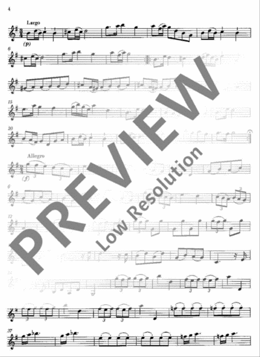 Concerto polonois G Major Violin scores gallery preview page 4