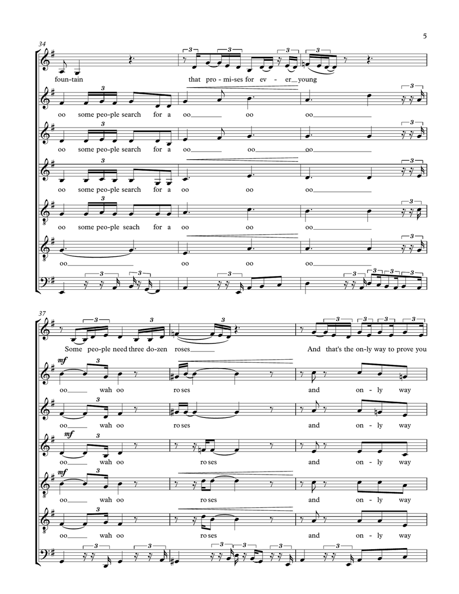 If I Ain't Got You Divisi scores gallery preview page 5