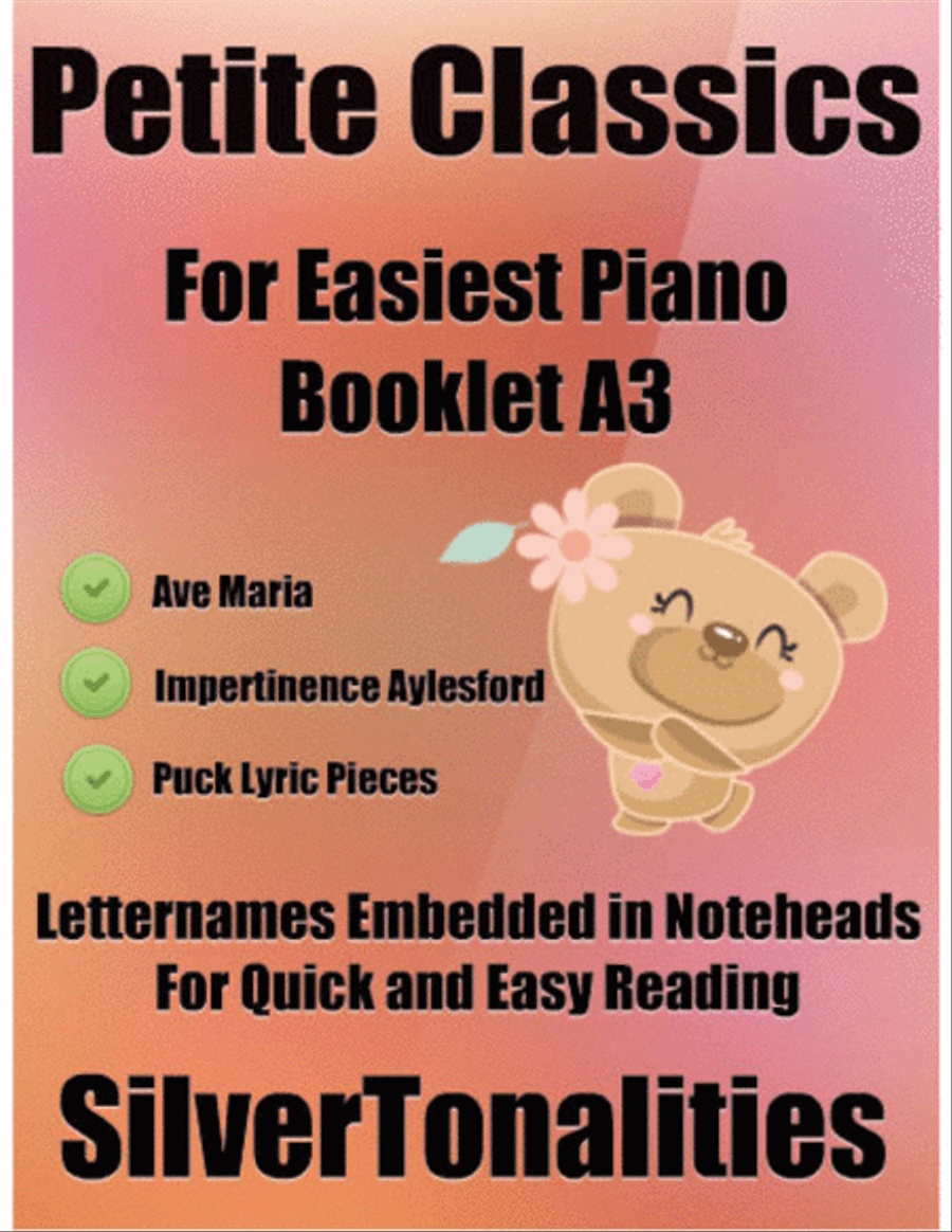 Petite Classics for Easiest Piano Booklet A3 Easy Piano scores gallery preview page 1