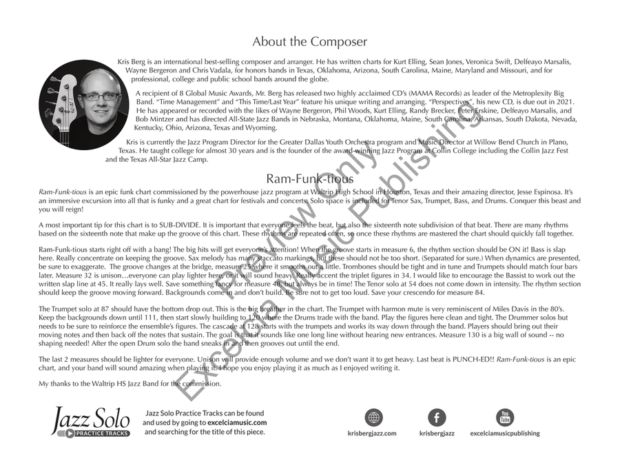 Ram-Funk-tious Ram-Funk-tious Jazz Ensemble scores gallery preview page 3