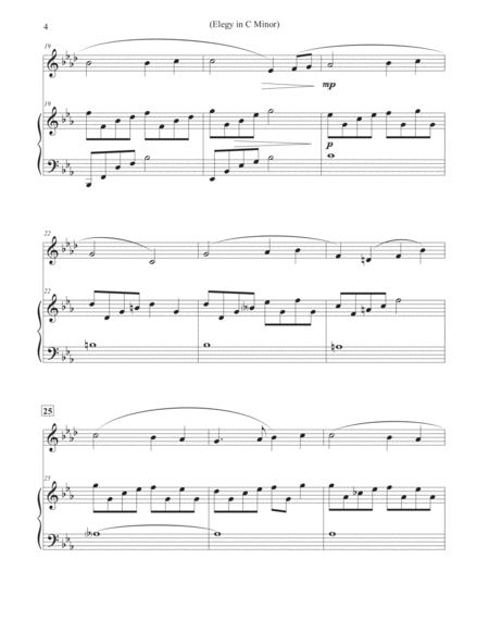 Elegy in C Minor - Reflective Alto Flute & Piano image number null