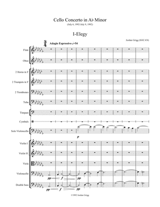 Book cover for Cello Concerto No.1 Score and Parts