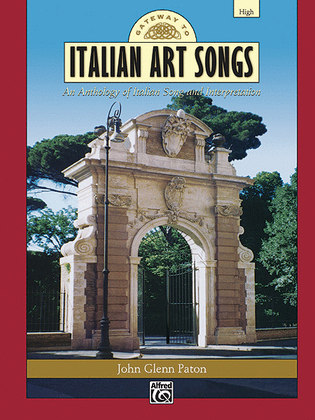 Book cover for Gateway to Italian Songs and Arias